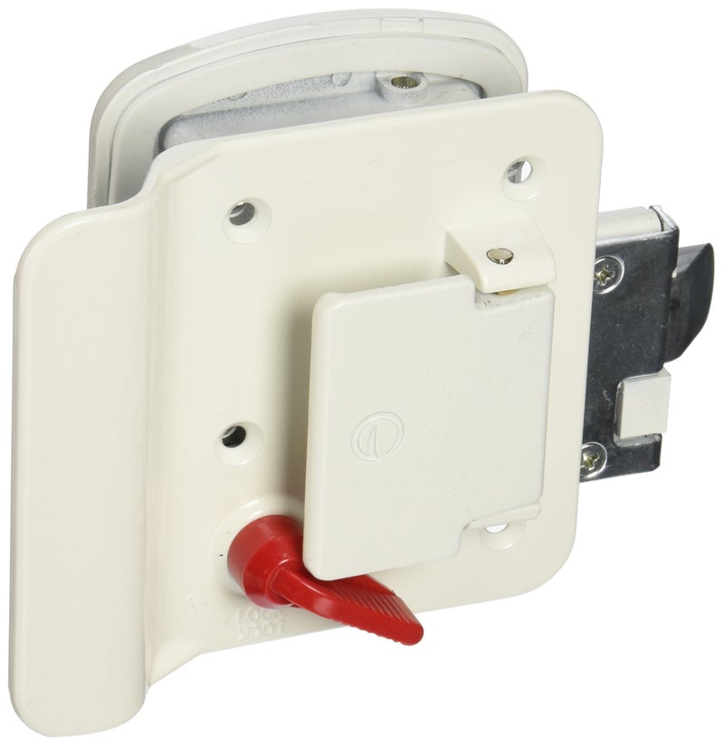 AP Products 013-571 White Global Travel Trailer Entrance Lock Set - Image 2